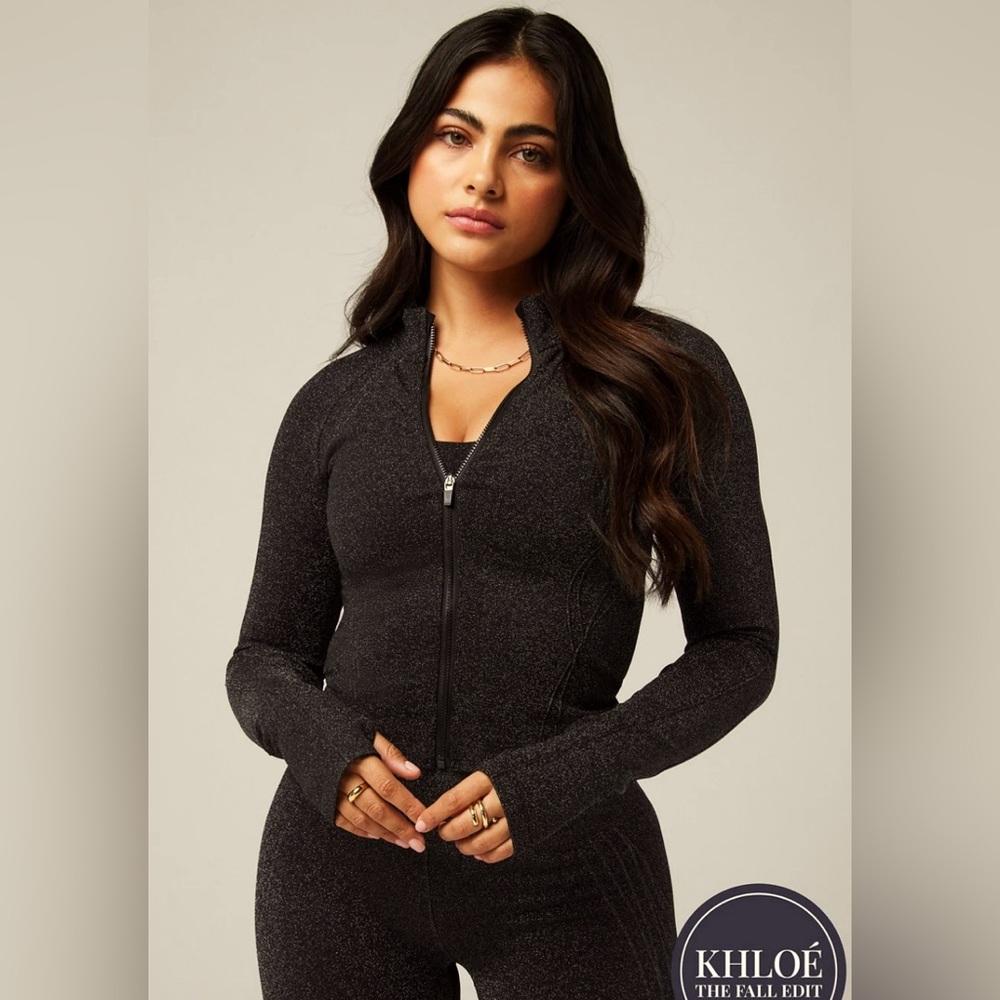 Fabletics Everpine Sparkle Lurex Jacket And Leggings